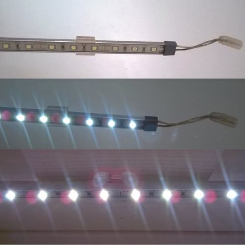 LED-list för bastu, monteras tex under bastulav övre och undre nivå lite framåtriktad