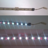 2 st LED-list för bastu, inkl drivdon och 1x 2 m kablage, monteras tex under bastulav lite framåtriktad