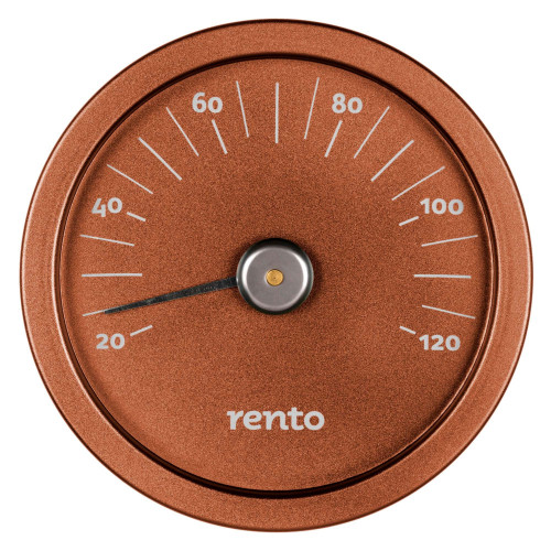 Bastutermometer Kopparfärg