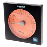 Elegant bastutermometer i kopparfärg från Rento
