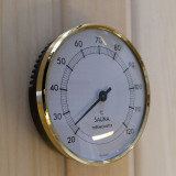 Elegant Bastutermometer, mäter rätt och reagerar snabbt