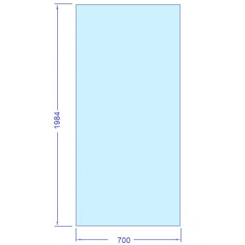 Glas 700x1984 mm