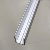 Aluminiumprofil naturanodiserad H=20 mm, B=13 mm, Längd 2400-2500 mm (se beskrivning).