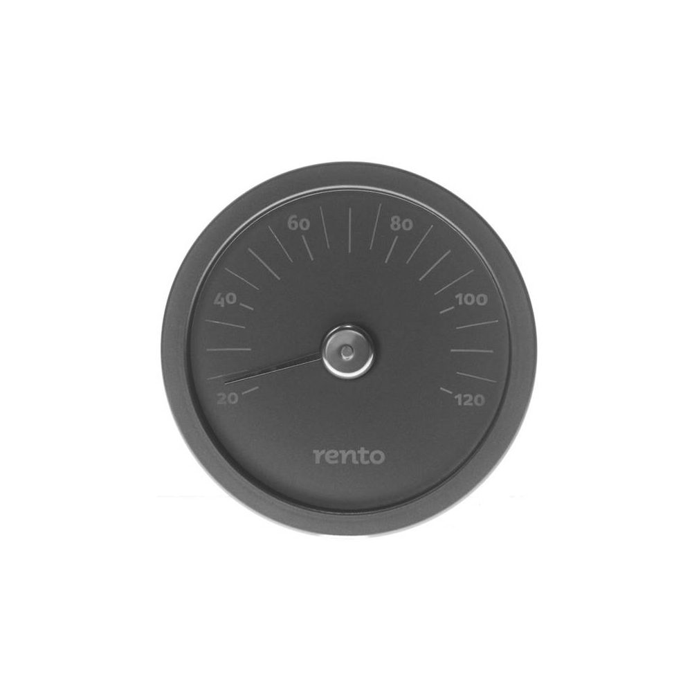 Bastutermometer svart från Rento
