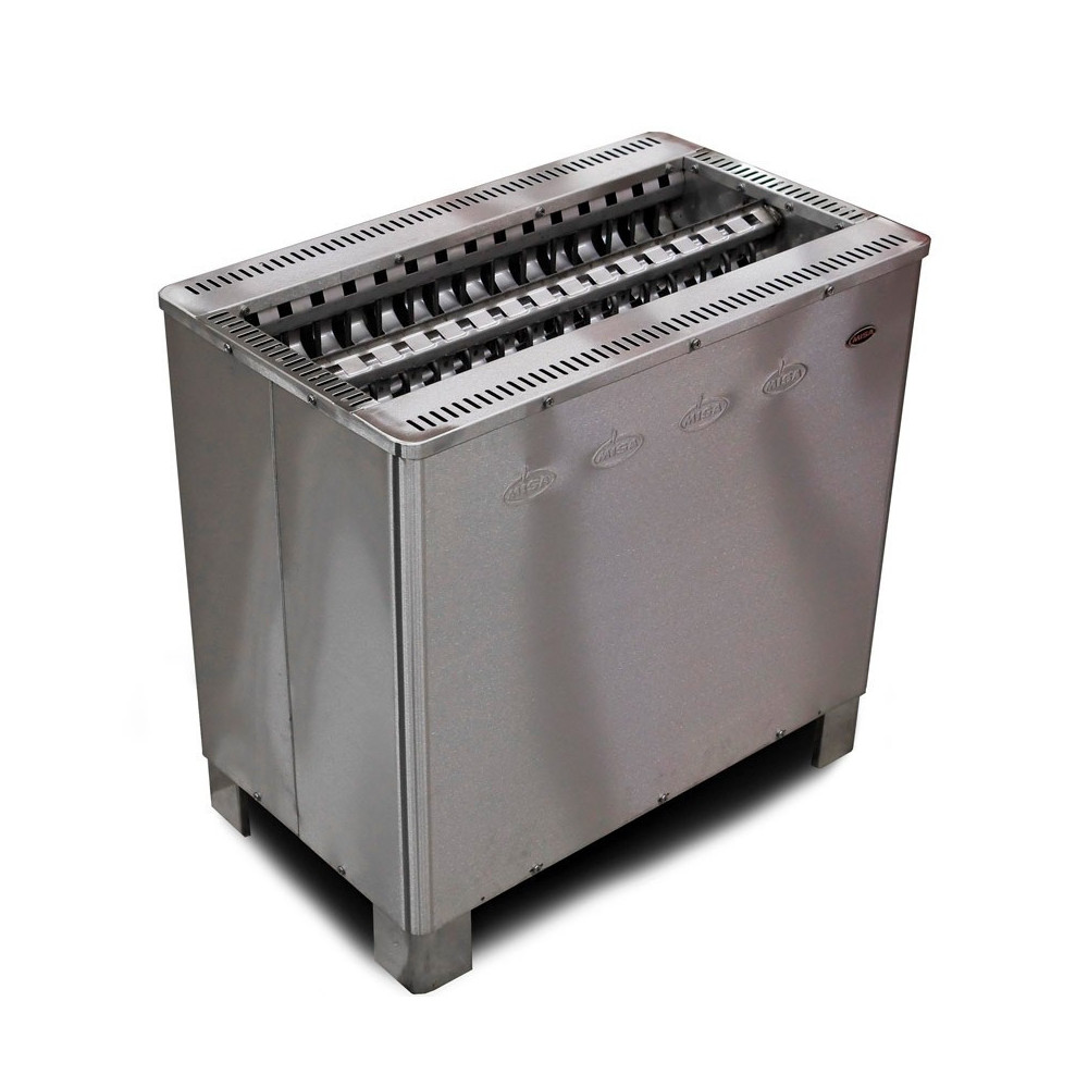 Bastuaggregat 12 kW för kontinuerlig drift i simhallsbastu
Klicka för kortfattad produkt beskrivning och lista på olika simhallsaggregat