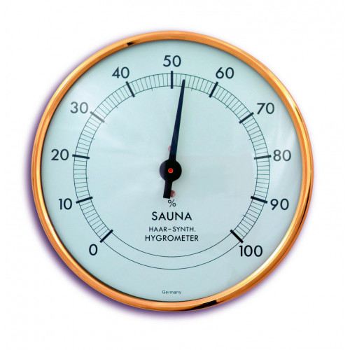 Bastutermometer och hygrometer med Tysk precision, mäter rätt och reagerar snabbt